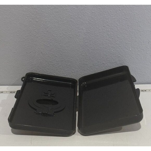 Vintage Graco Baby Wipes Container Travel Sz Black Translucent Refillable EMPTY - Picture 5 of 8